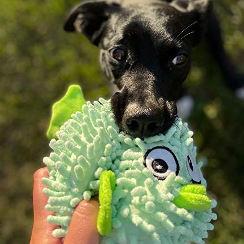 SmartPetLove Snuggle Puppy Tender-Tuffs Ball Dog Toy, Plush Pufferfish