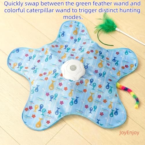 Hide and Seek Interactive Cat Toys, Puzzle Motion Activated for Indoor Cats