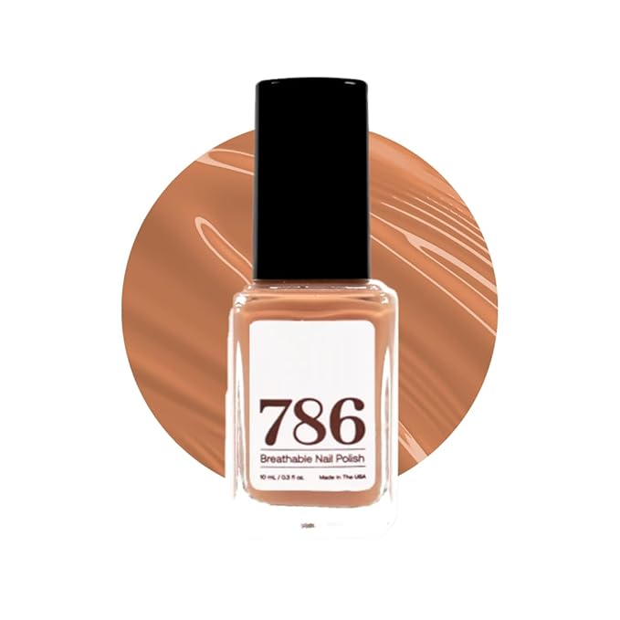 786 Cosmetics Breathable Nail Polish - Award-Winning Halal, Vegan, Cruelty-Free, 21-Free, Fast-Drying (Dubrovnik)