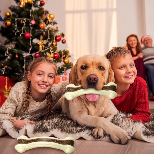 Sosation 10 Pcs Dog Chew Toys for Aggressive Chewers, 6.3 x 2.17 Inch