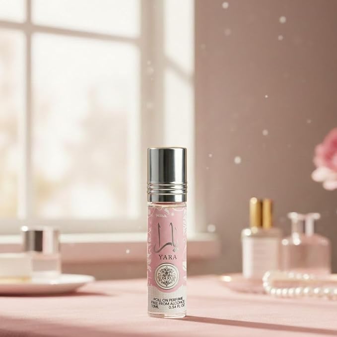 Ard al Zaafaran Pink Blush Shams Al Emarat Khususi Eau de Parfum 100ml & Yara Roll-On 10ml