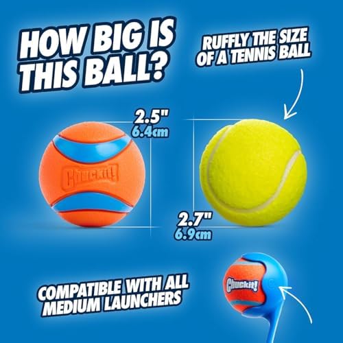 Chuckit! EcoFetch Dog Ball Launcher 18" with Medium 2.5" Ball, Dogs 20-60