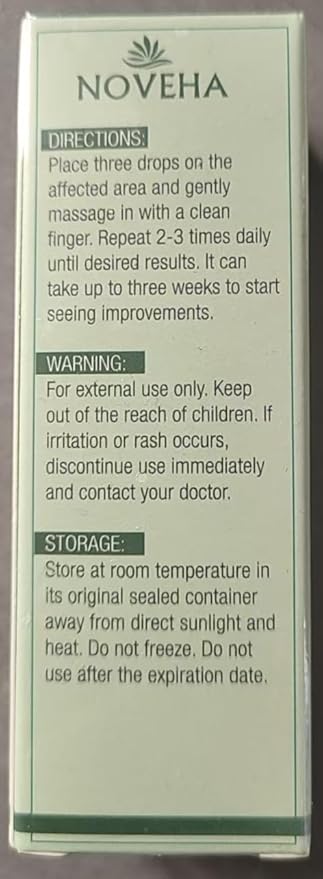 NOVEHA Stye Relief Serum | for Blepharitis Management, Eyelid Bumps (20 ml)