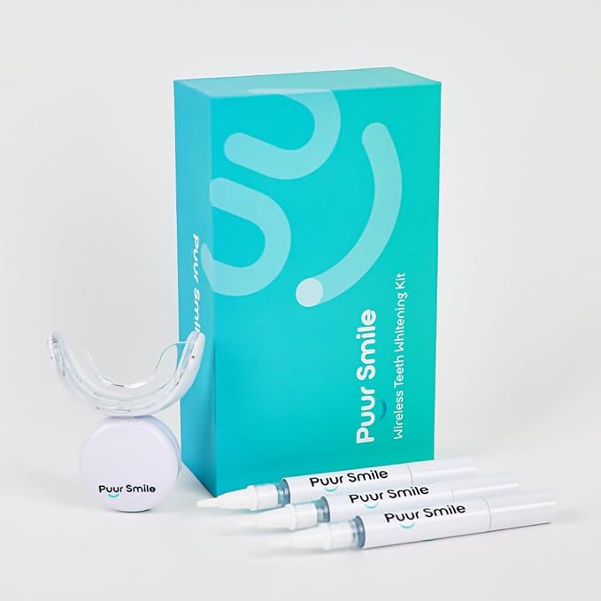Puur Smile Teeth Whitening Gel Pen - Best Teeth Whitening Kit with Gel Pen Teeth Whitener 30+ Uses, Effective, Painless, No Sensitivity, Beautiful White Smile