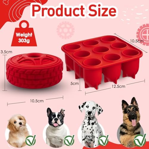 Frozen Dog Toy, Interactive Treat Dispensing Dog Toy, Indestructible Chew Toy for Aggressive Chewers and Large Dogs, Durable Rubber Bully Stick Holder