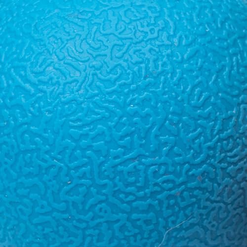 Amazon Basics Interactive Bouncy Durable Rubber Dog Toy Balls, 3 inch, Blue, Orange, Pack of 2