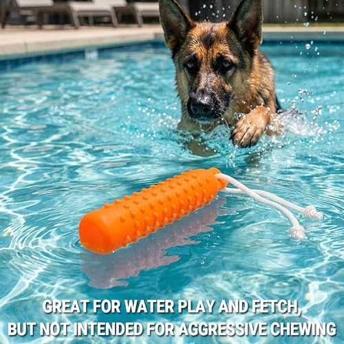 Dog Water Toys, 2 Pack Floating Bumper Fetch Toy Dummy