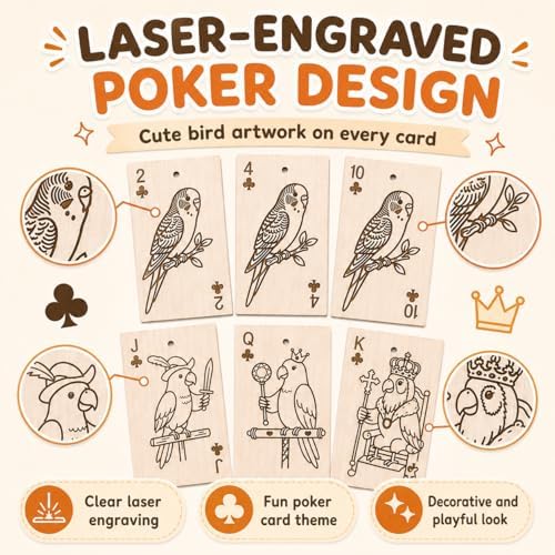 Natural Balsa Wood Bird Chew Toy 13 Count, Shredding Toy for Bird
