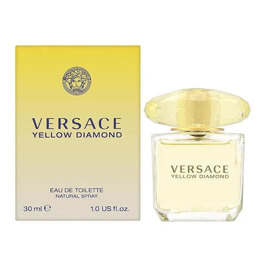 Versace Eau de Toilette Spray, Yellow Diamonds, 1.0 Fluid Ounce