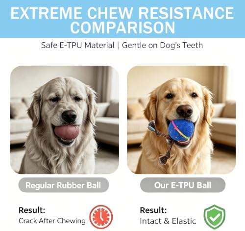 Interactive Dog Toy, 3 Modes Automatic Rolling Ball