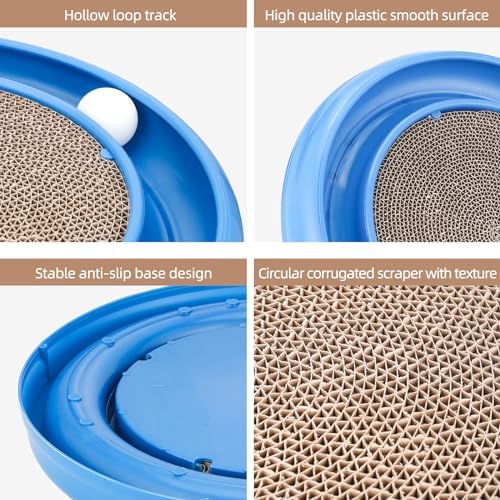 Cat Scratching Board with Track Balls for Indoor Cats