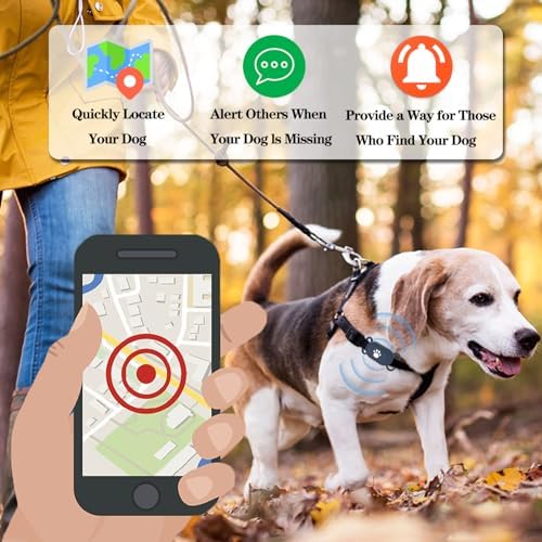 Waterproof Dog Collar Holder Compatible with Samsung Galaxy SmartTag2 | Silicone GPS Tracker Hidden Loop Holder for Smart Tag2, Anti-Lost Tag2 Case (Blue)