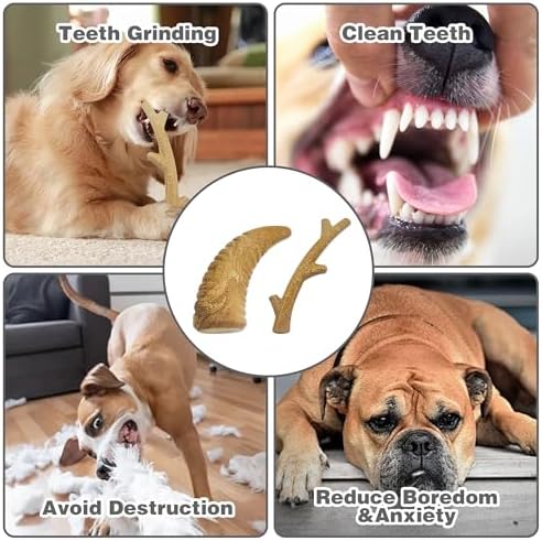Durable Dog Chew Toys for Aggressive Chewers - Real Bacon Flavor, Indestructible 2-Pack for Large Dogs, Medium & X-Large Options Available， Size-1