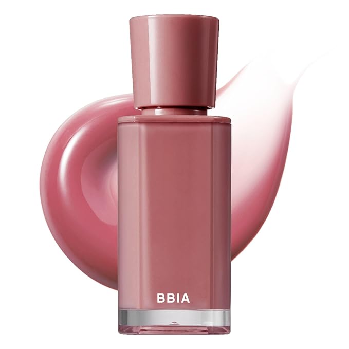 BBIA Glow Tint – Lip Plumping Volumizing Glossy & Glowy Lip Stain Naturally Moisturizing Comfortable Texture Lightweight Long-Lasting Vivid Color Non-Sticky Korean Makeup (00 ROSY, Pack of 1)