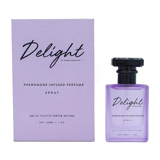 RawChemistry Delight Pheromone Infused Perfume for Women – Women's Perfume Infused with Pheromones – Delight by Raw Chemistry Spray with Feromonas – Fragrance con Feromonas para Mujer