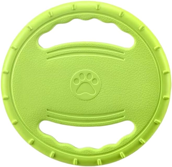 Dog Flying Disc for Pet Fun Sports Outdoor Toy for Lawn Beach, Upgraded