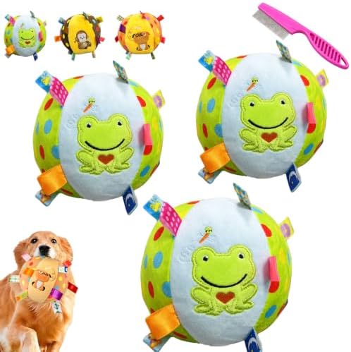 Squeaky Play Balls for Dogs,Squeaky Ball Interactive Toy，C+C+C