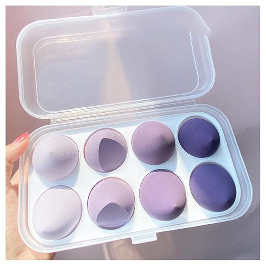 Premium Makeup Sponges Set 8PCS Beauty sponges Blending Blenders with Holder, Flawless for Cream, Powder and Liquid