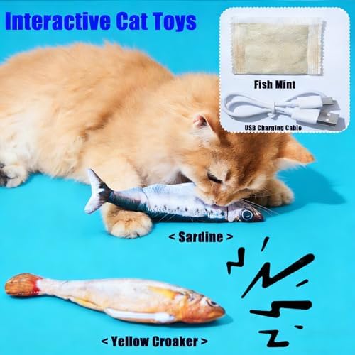 Catnip Toys for Cats Cat Nip Toys Cat Fish Toy Catnip Toy Small Floppy Fish Cat Toy Flopping Fish Cat Toy Cat Nip Toys for Indoor Cats Cat Chew Toys Cat Nip Toy Cat Toys Catnip Fish Toy for Cats Fish