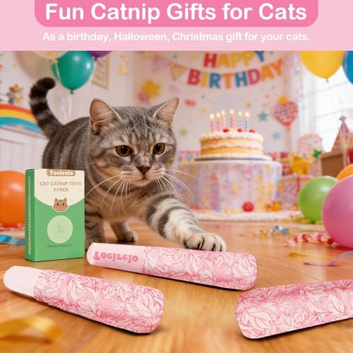 Tocirelo Catnip Toys for Cats, 100% Pure 45000mg Organic Natural Catnip