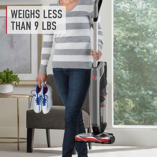 Hoover ONEPWR Evolve Pet Cordless Vacuum Cleaner, Black | Lightweight Stick Vac, Small Upright Vacuum Cleaner, Ideal for Pet Hair, Large Dirt Cup Capacity, Cordless Convenience