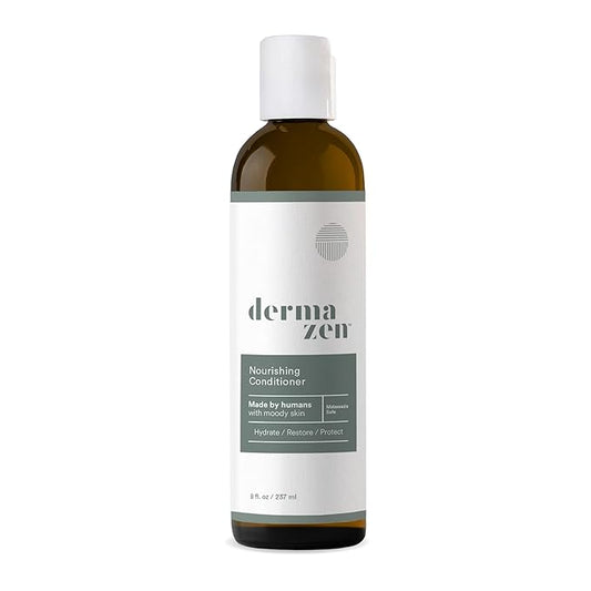 Dermazen Nourishing Conditioner | Hydrates, Smooths & Enhances Scalp Health | Dandruff & Seborrheic Dermatitis Safe | Frizz-Free Shine with MCT & Rosemary Essential Oil | For All Hair Types | 8 fl oz
