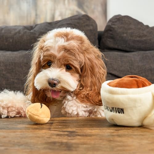 CHEWFFON Burrow Puzzle Dog Toy, Interactive Hide and Seek for Fun