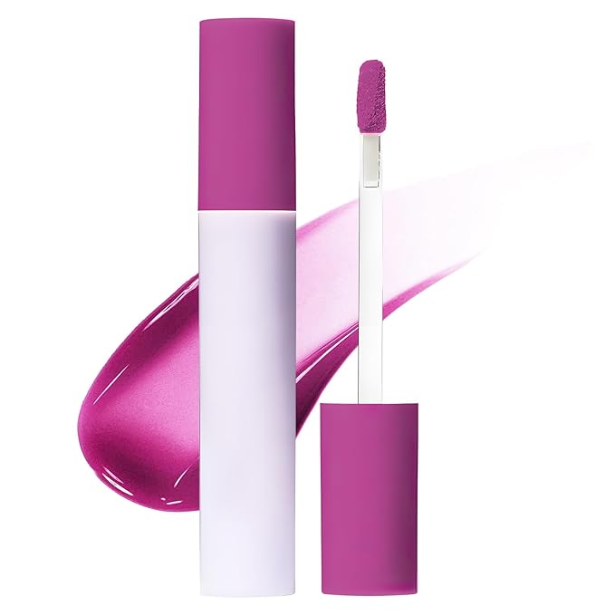 Lips Staining Lip Oil, Lip Stain Oil, Lip Tint Lips Oil Long-Lasting Moisturizing, Lips Oil Stain, Dynamic Finish that Goes on Glossy (Lucky Lotus)