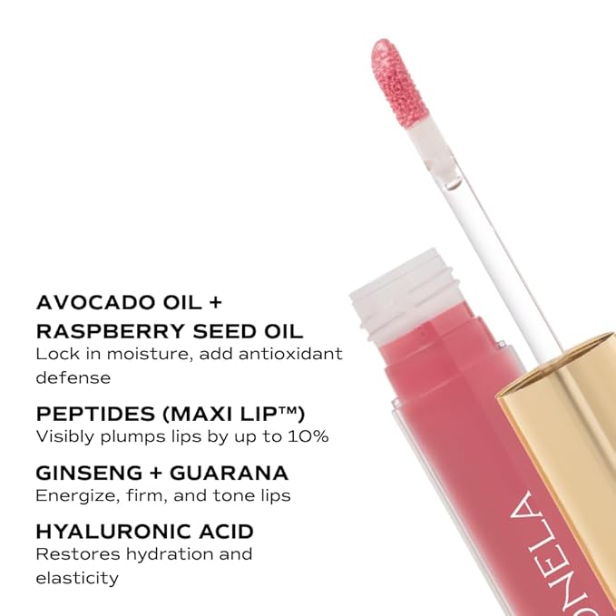 Your Best Self Peptide Hydrating Lip Gloss - Mauve Pink - Encourage Yourself