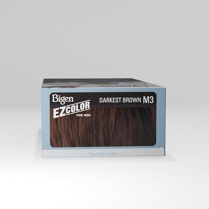 M3 Bigen EZ Color for Men Darkest Brown - 3 Pack