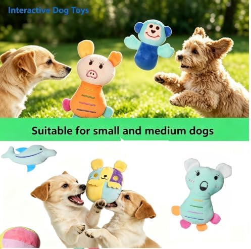 32 Pack Small Dog Toys Bulk, Value Squeaky Puppy Toys