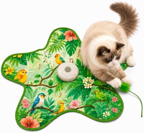 Hide and Seek Interactive Cat Toys, Puzzle Motion Activated for Indoor Cats