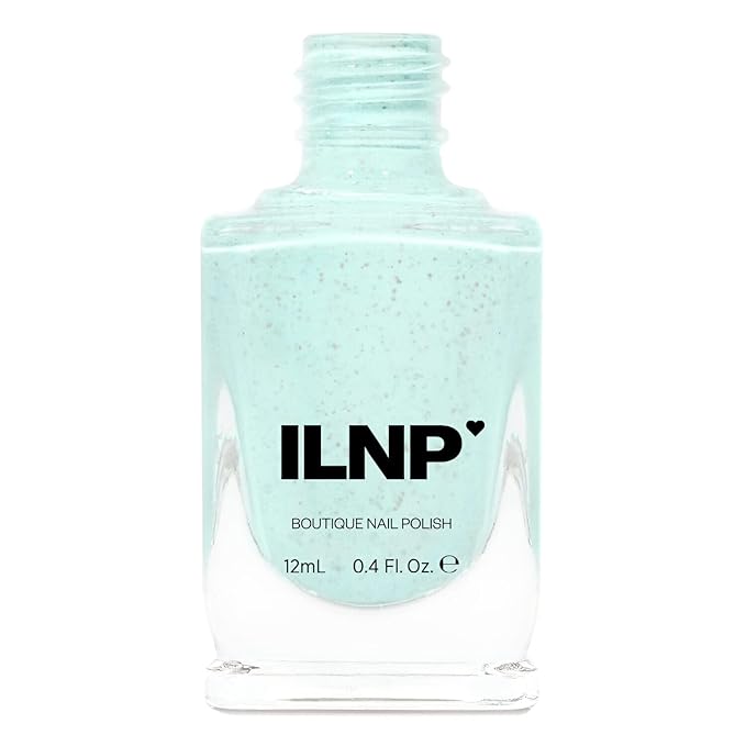 ILNP Pinkies Up - Robin Egg Blue Speckled Nail Polish