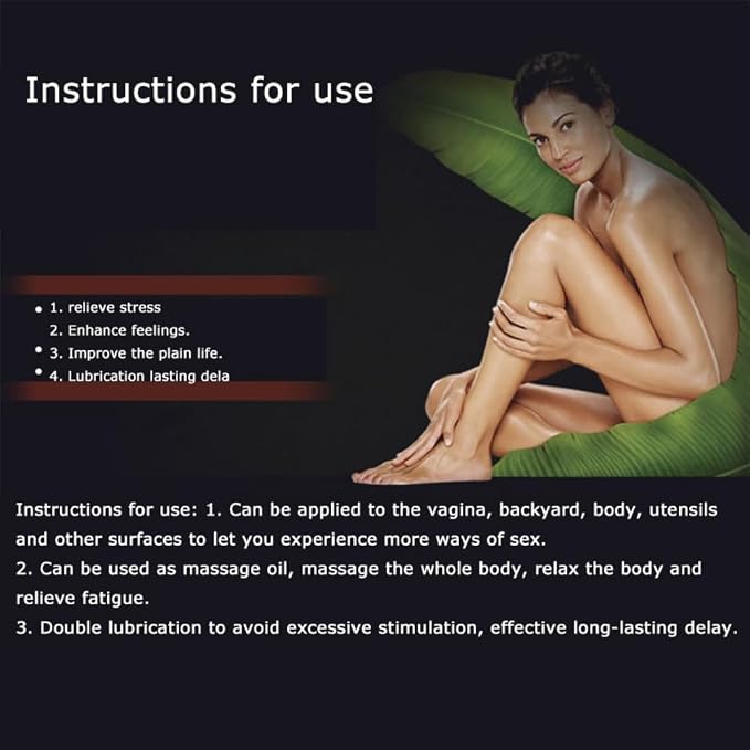 Botanical Massage Oil, Pheromones Massage Oil for Him/Her Lover, Increase Sexual Desire Private Part Penis Spa, Delay Time Performance Boost Strength (1)