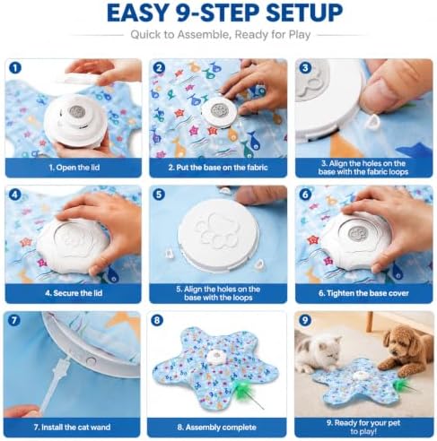 Teasing UFO Dog Toy, Rechargeable Automatic Dog Toy, Cat Stimulation Toys for Indoor Cats Dogs Puppy