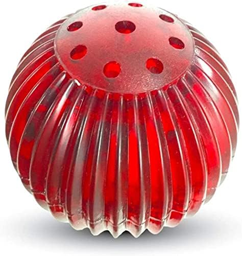 Pet Qwerks Blinky Babble Ball - Flashing Interactive Chew Dog Toy - Small
