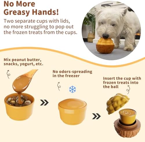 Frozen Treat Interactive Dog Toys for Aggressive Chewers