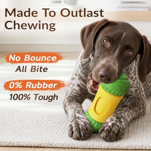 BSISUERM Dog Treat Dispenser Interactive Puzzle Toy Frozen Food Slow Feeder