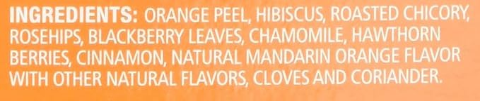 Celestial Seasonings Mandarin Orange Spice Herbal Tea, K-Cup Portion Pack for Keurig K-Cup Brewers, 24-Count