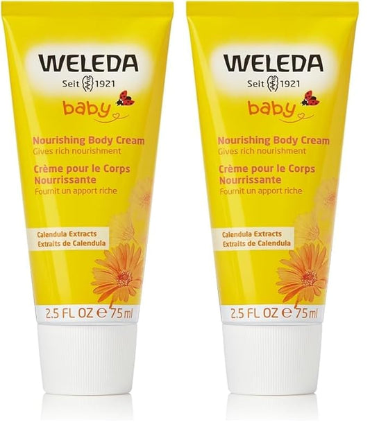 Weleda Calendula Body Cream, 2.5 Fluid Ounce (Pack of 2)