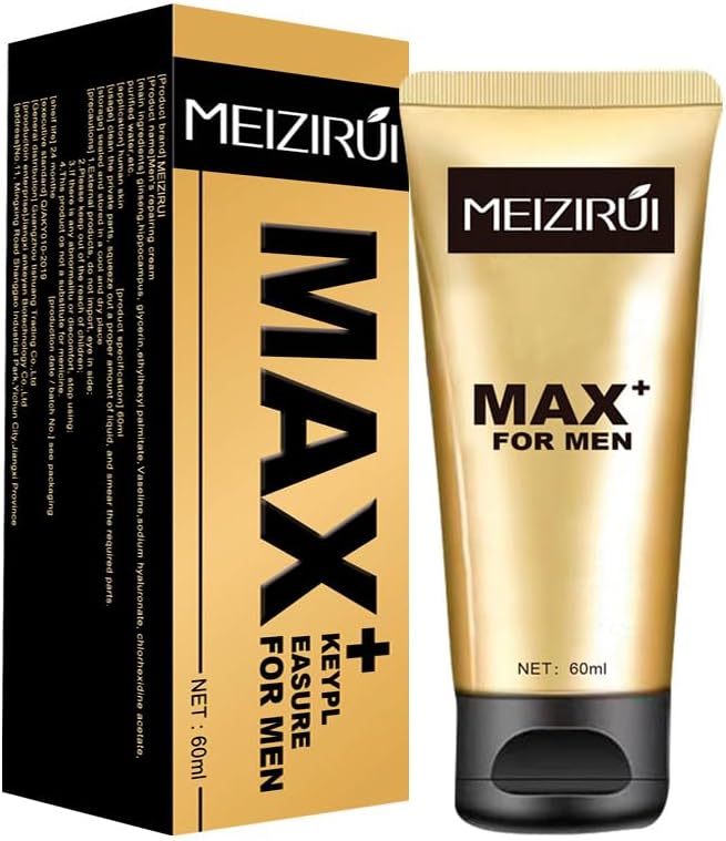 Max+ Extra Strength MEIZIRUI Gel Cream Oil – Herbal Massage Solution for Men’s Wellness, Recovery & Enlargement Care