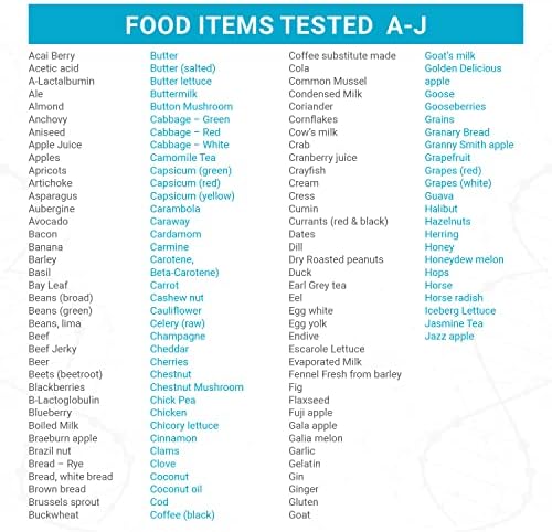 Food Intolerance Test Kit for Over 900 Food and Non-Food Items | Identify Food Intolerances | Home Sample Collection Kits | Results in 7 Working Days | A Complete Kit with No Extra Fees
