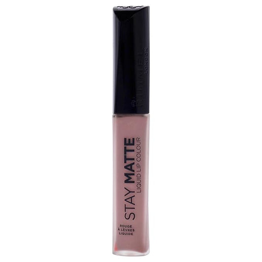 Rimmel London Stay Matte Liquid Lip Color with Full Coverage Kiss-Proof Waterproof Matte Lipstick Formula that Lasts 12 Hours - 220 Urban Affairs, .21oz