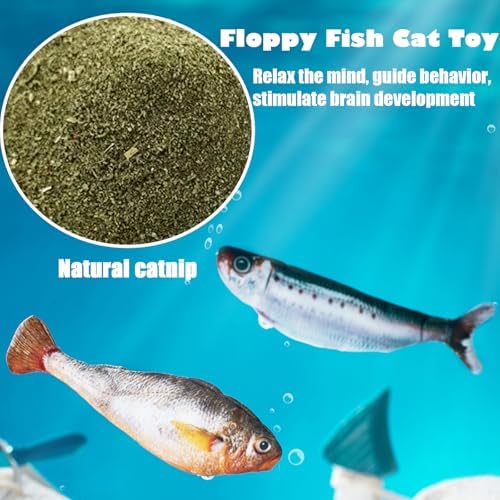 Catnip Toys for Cats Cat Nip Toys Cat Fish Toy Catnip Toy Small Floppy Fish Cat Toy Flopping Fish Cat Toy Cat Nip Toys for Indoor Cats Cat Chew Toys Cat Nip Toy Cat Toys Catnip Fish Toy for Cats Fish