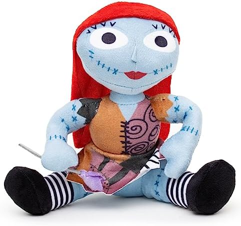 Buckle-Down Disney Dog Toy, The Nightmare Before Christmas Sally Sitting Pose Pet Toy, Plush
