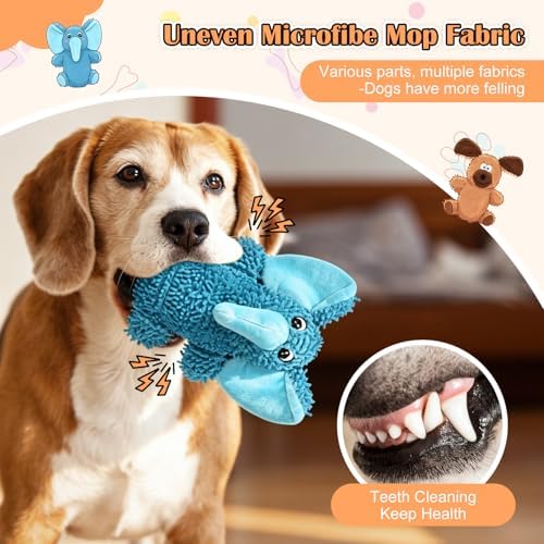 Dog Toys Puppy Toys Cute Squeaky Dog Toy, Shaking Squeaky - Stuffed Plush Animal to Keep Them Busy for Small Medium Large Dogs for Birthday Gift