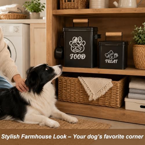 Airtight Dog Treat Container Set of 2