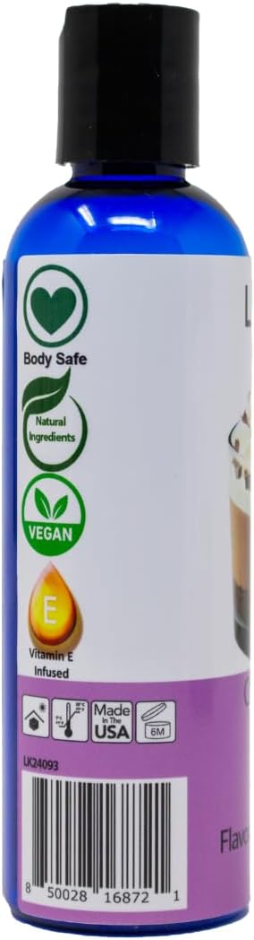 Lick Chocolate and Cream Massage Oil – Smooth Dessert-Inspired Edible Massage Oil with Almond Oil & Vitamin E, Luxurious Glide for Couples Massage, 4 oz