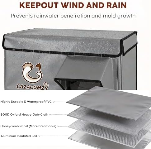 Outdoor Insulated Cat House with Heated Pad 24" x 20" x 15" Grey