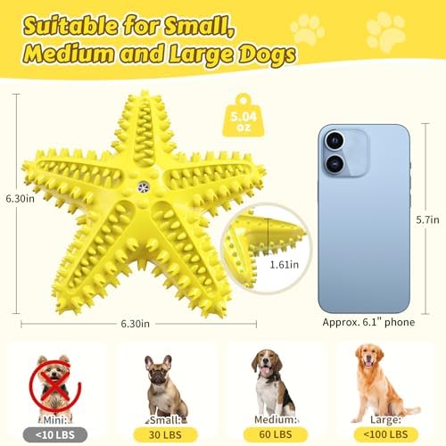 Dog Chew Toys Interactive Tough Floating Squeaky Toy